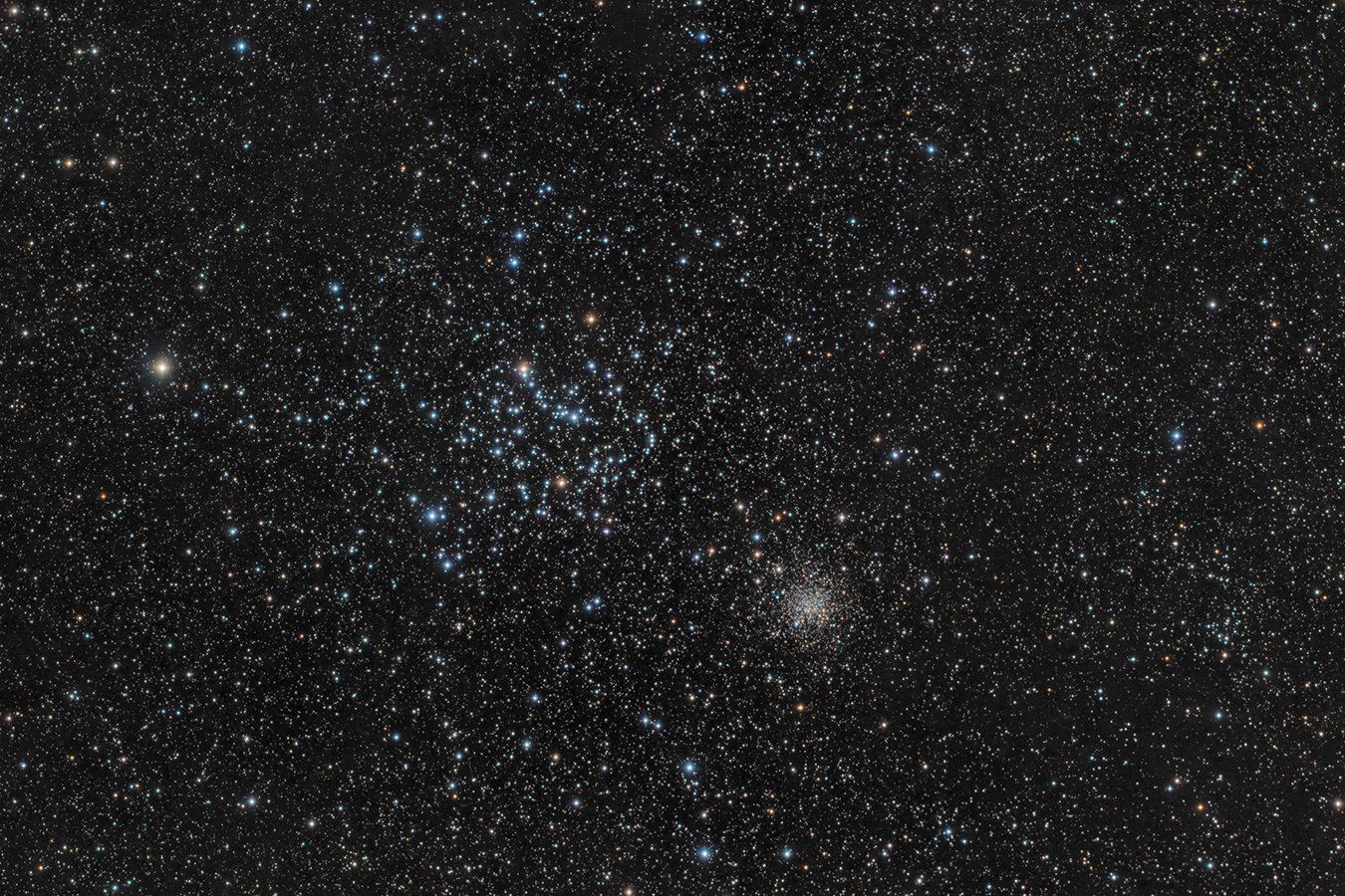 M 35 und NGC 2158