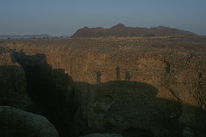 Sonnenuntergang am Sesriem-Canyon